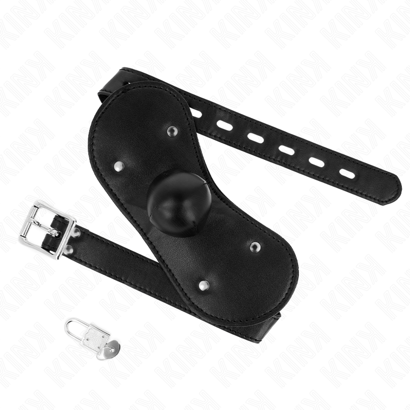 Μάσκα στόματος KINK - BALL GAG με ρυθμιζόμενο κλείδωμα 42-60 cm
