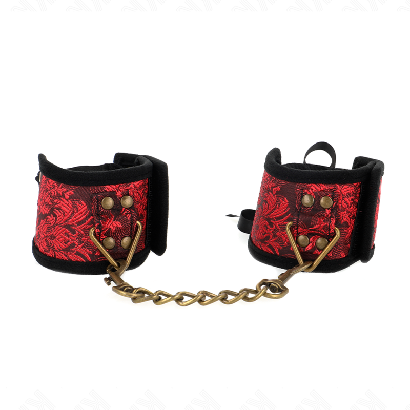 ΚΟΡΔΟΝΙΑ ΚΑΡΠΟΥ KINK - SCANDAL ΚΟΚΚΙΝΗ-ΜΑΥΡΗ ΔΑΝΤΕΛΑ ΛΕΠΤΟΜΕΡΕΙΕΣ 24,5 CM X 6,5 CM