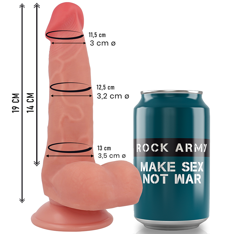 ROCKARMY - ΥΓΡΗ ΣΙΛΙΚΟΝΗ FOX 19 CM -O- 3.2 CM