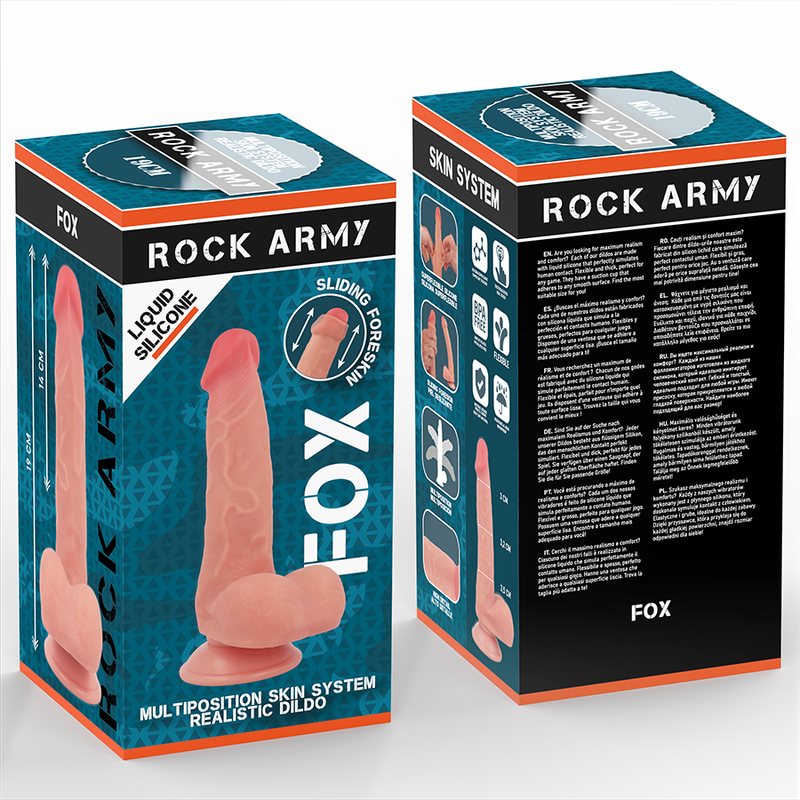 ROCKARMY - ΥΓΡΗ ΣΙΛΙΚΟΝΗ FOX 19 CM -O- 3.2 CM
