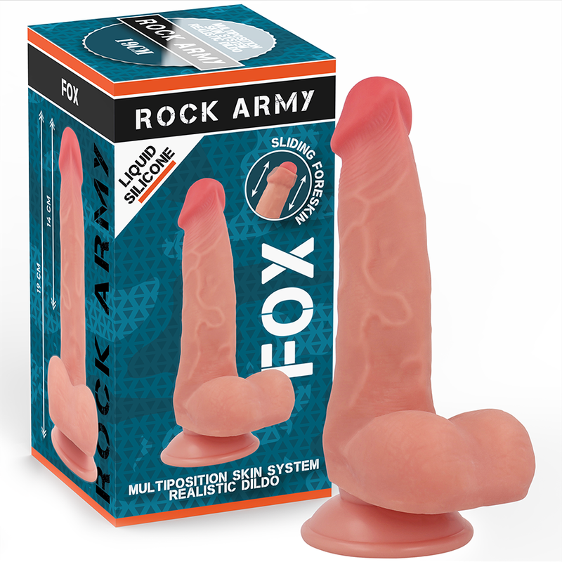ROCKARMY - ΥΓΡΗ ΣΙΛΙΚΟΝΗ FOX 19 CM -O- 3.2 CM