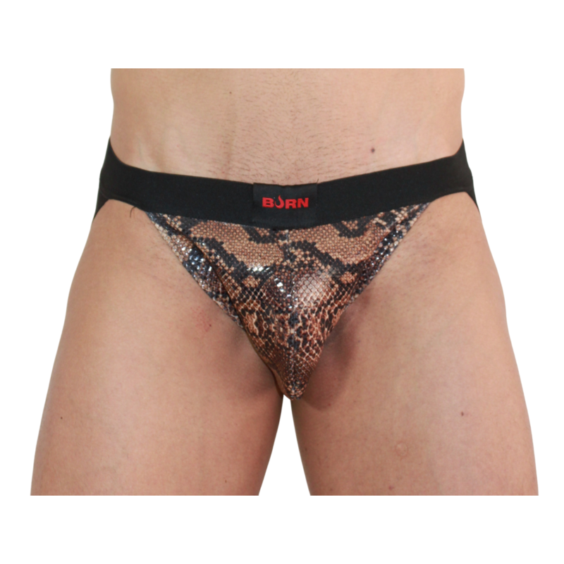 BURN - 002 JOCK SNAKE ΜΑΥΡΟ XL