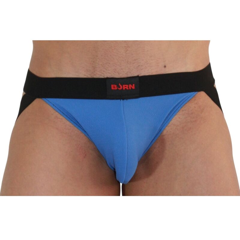 BURN - 008 JOCK ΜΠΛΕ / ΜΑΥΡΟ L