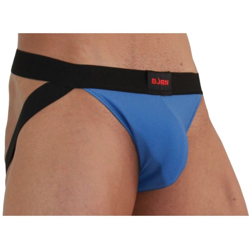 BURN - 008 JOCK ΜΠΛΕ / ΜΑΥΡΟ L