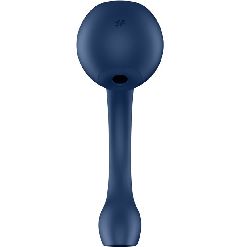 SATISFYER - PRO+ WAVE 4 ΕΦΑΡΜΟΓΗ ΧΩΡΙΣ ΔΙΕΓΕΡΤΗ ΣΗΜΕΙΟΥ G & ΠΑΛΜΩΝ ΑΕΡΑ, ΣΚΟΥΡΟ ΜΠΛΕ