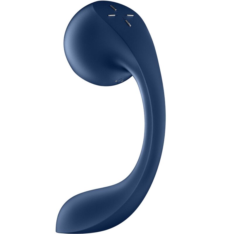 SATISFYER - PRO+ WAVE 4 ΕΦΑΡΜΟΓΗ ΧΩΡΙΣ ΔΙΕΓΕΡΤΗ ΣΗΜΕΙΟΥ G & ΠΑΛΜΩΝ ΑΕΡΑ, ΣΚΟΥΡΟ ΜΠΛΕ