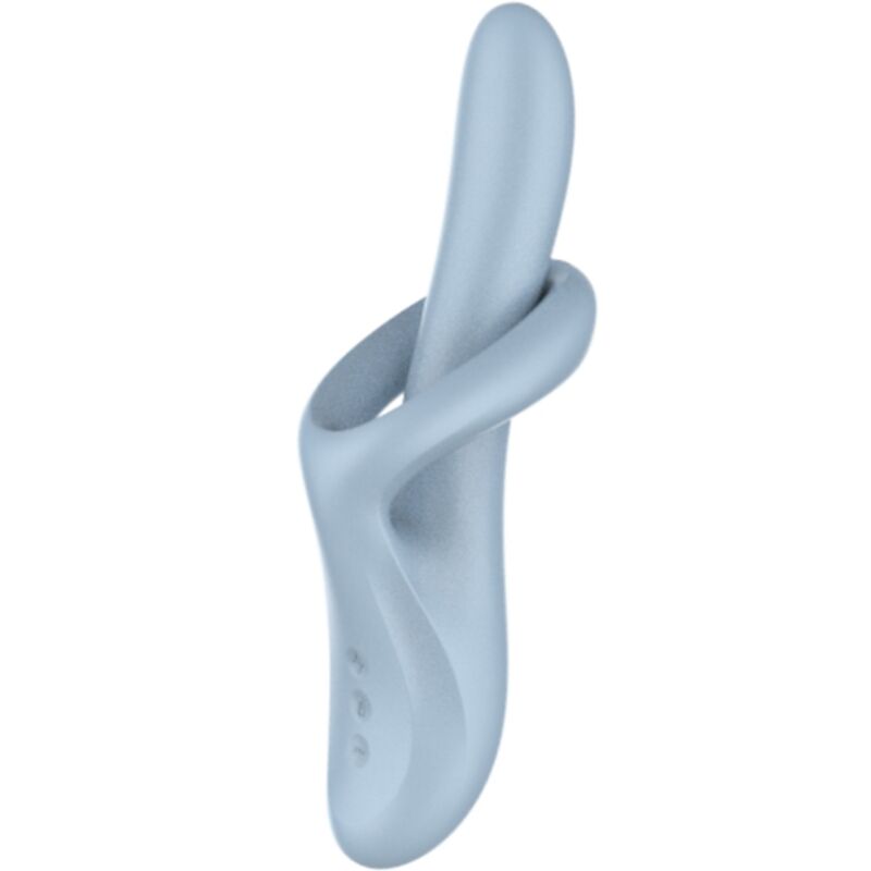 SATISFYER - ΔΟΝΗΤΗΣ ΘΕΡΜΟΤΗΤΑΣ HEAT FLEX 4 12 ΔΟΝΗΣΕΙΣ ΜΠΛΕ