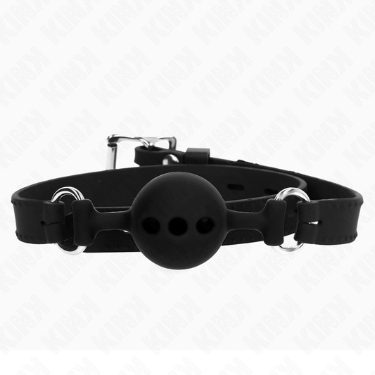 KINK - ΦΙΜΩΤΗΡΙΟ ΣΙΛΙΚΟΝΗΣ 55 x 2 CM ΜΕ ΜΠΑΛΑ 4 CM ΜΕΓΕΘΟΣ S ΜΑΥΡΟ ΡΥΘΜΙΖΟΜΕΝΟ 35-51 CM