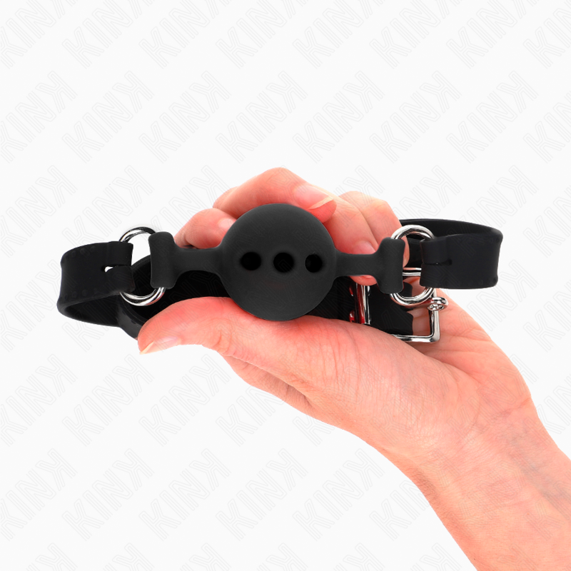 KINK - ΦΙΜΩΤΗΡΙΟ ΣΙΛΙΚΟΝΗΣ 55 x 2 CM ΜΕ ΜΠΑΛΑ 4 CM ΜΕΓΕΘΟΣ S ΜΑΥΡΟ ΡΥΘΜΙΖΟΜΕΝΟ 35-51 CM