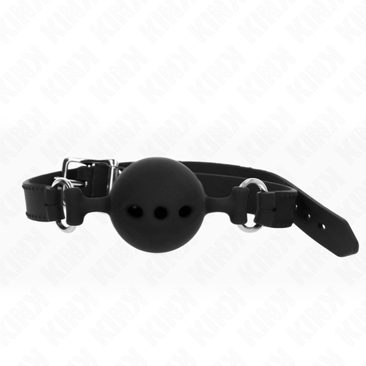KINK - ΦΙΜΩΤΗΡΙΟ ΣΙΛΙΚΟΝΗΣ 55 x 2 CM ΜΕ ΜΠΑΛΑ 5 CM ΜΕΓΕΘΟΣ L ΜΑΥΡΟ ΡΥΘΜΙΖΟΜΕΝΟ 35-51 CM