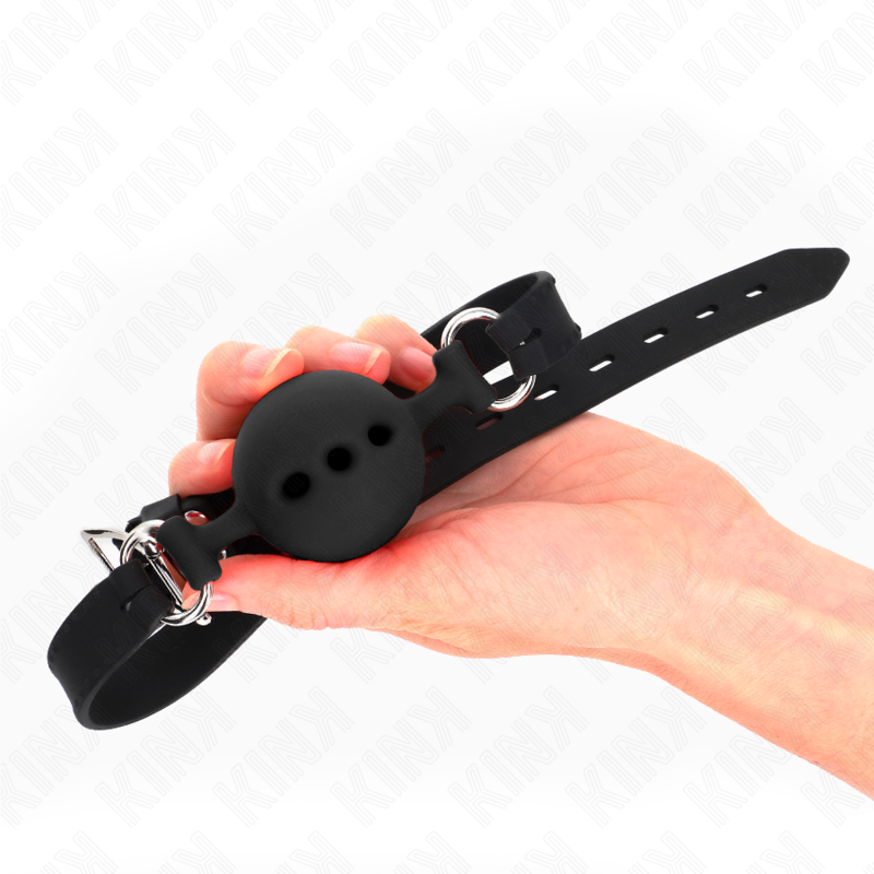 KINK - ΦΙΜΩΤΗΡΙΟ ΣΙΛΙΚΟΝΗΣ 55 x 2 CM ΜΕ ΜΠΑΛΑ 5 CM ΜΕΓΕΘΟΣ L ΜΑΥΡΟ ΡΥΘΜΙΖΟΜΕΝΟ 35-51 CM
