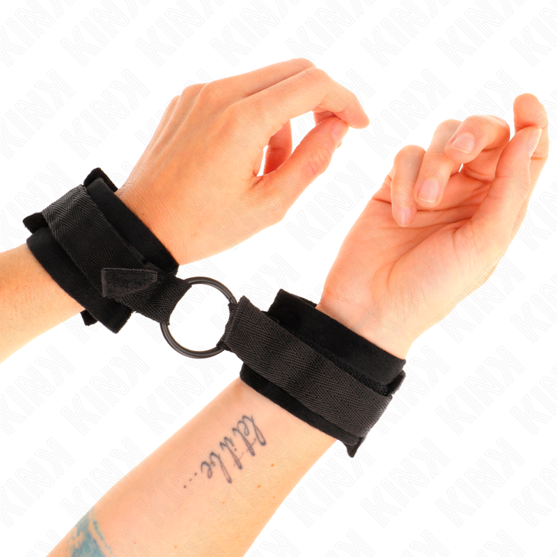 KINK - ΜΑΝΙΚΕΤΕΣ ΧΕΡΙΩΝ ΓΙΑ ΑΡΧΑΡΙΟΥΣ 25 CM ΜΕ O-RING 4 CM ΜΑΥΡΕΣ ΡΥΘΜΙΖΟΜΕΝΕΣ 15-25 CM