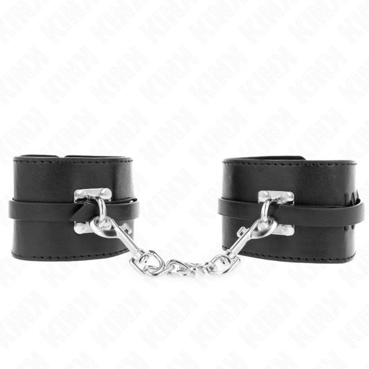 KINK - DELUXE ΜΑΥΡΟΙ ΚΡΑΣΜΟΙ ΜΕ ΚΛΕΙΔΩΜΑ, ΡΥΘΜΙΖΟΜΕΝΟΙ 14,5-21 CM X 6 CM