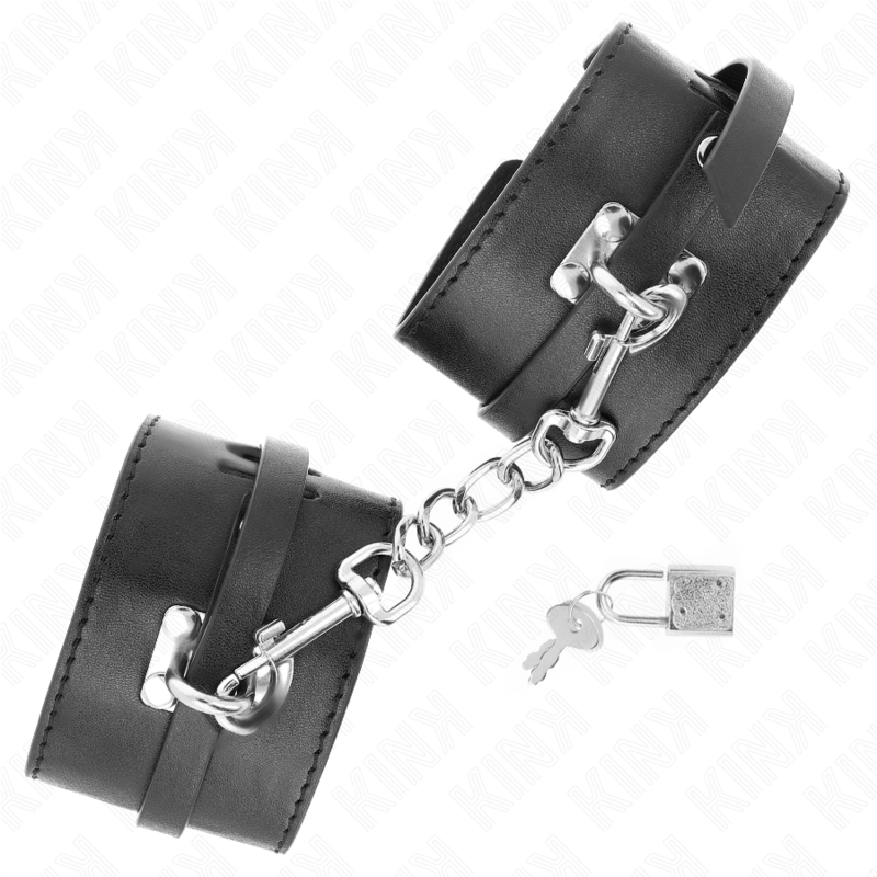 KINK - DELUXE ΜΑΥΡΟΙ ΚΡΑΣΜΟΙ ΜΕ ΚΛΕΙΔΩΜΑ, ΡΥΘΜΙΖΟΜΕΝΟΙ 14,5-21 CM X 6 CM