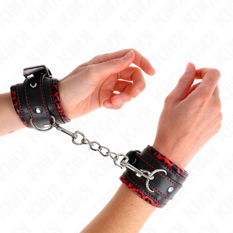 KINK - ΔΕΣΙΜΟ ΚΑΡΠΟΥ ΜΕ ΓΟΥΝΙΝΗ ΕΠΕΝΔΥΣΗ ΚΟΚΚΙΝΟ / ΜΑΥΡΟ ΡΥΘΜΙΖΟΜΕΝΟ 17-29 CM X 6 CM