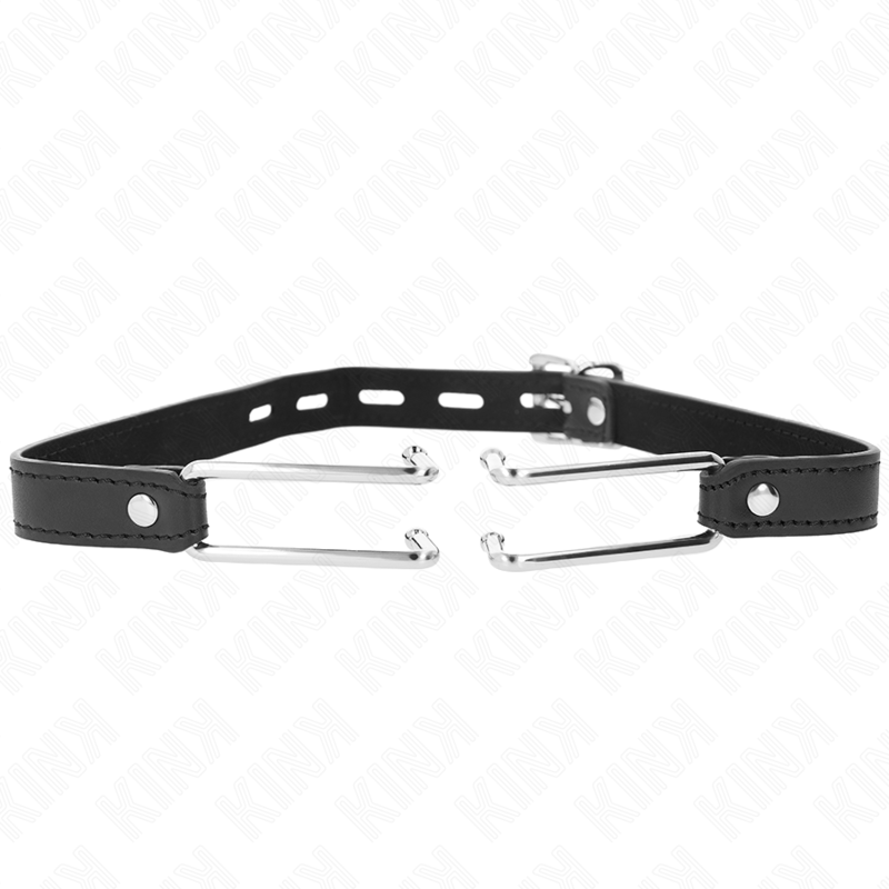 KINK - ΜΕΤΑΛΛΙΚΟ ΓΑΝΤΖΟ ΦΙΜΩΤΗΡΑ 11,5 CM ΜΕ ΛΟΥΡΑΚΙ ΔΕΡΜΑΤΙΝΗΣ ΡΥΘΜΙΖΟΜΕΝΟ 39-58 CM X 2 CM