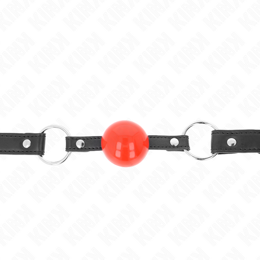 ΦΙΜΩΤΗΡΑΣ KINK - BALL 4 CM ΜΕ ΚΛΕΙΔΑΡΙΑ ΚΟΚΚΙΝΗ ΜΠΑΛΑ ΜΑΥΡΟ ΛΟΥΡΑΚΙ 60 x 2 CM