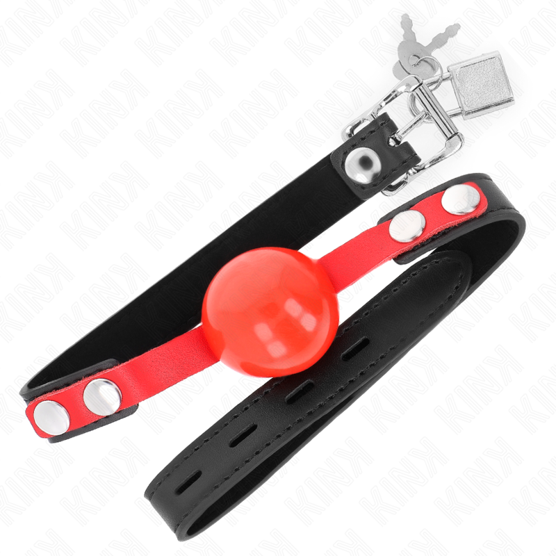 KINK - ΜΠΑΛΑ SOFT TPE 4 CM GAG ΜΟΝΤΕΛΟ 4 60 x 2 CM ΡΥΘΜΙΖΟΜΕΝΗ 37-52 CM