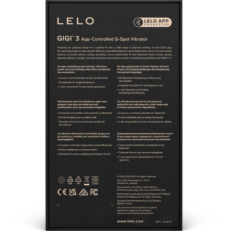 ΔΟΝΗΤΗΣ LELO - GIGI™ 3 G-SPOT VIOLET