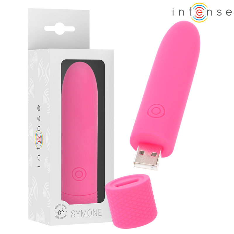 INTENSE - SYMONE USB ΕΠΑΝΑΦΟΡΤΙΖΟΜΕΝΗ ΔΟΝΟΥΜΕΝΗ ΣΦΑΙΡΑ 8 ΔΟΝΗΣΕΩΝ ΡΟΖ 10 X 2,2 CM