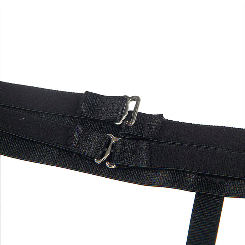 SUBBLIME - 954154 ΜΠΟΡΝΤΩ ΜΕ ΖΑΡΤΖΕΤΕΣ ΜΑΥΡΟ L/XL