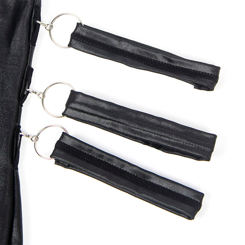 SUBBLIME - 954413 ΔΕΡΜΑΤΙΝΟ ΣΩΜΑ BONDAGE ΜΑΥΡΟ L/XL