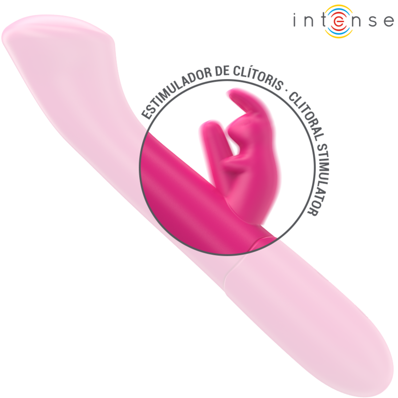 ΔΟΝΗΤΗΣ INTENSE - JULIETA RABBIT 18,6 CM 10 ΔΟΝΗΣΕΙΣ ΡΟΖ