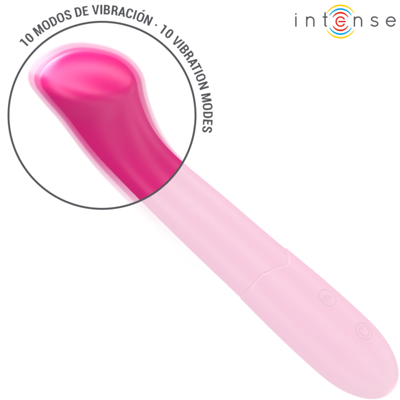 ΔΟΝΗΤΗΣ INTENSE - PATY 19 CM ΕΥΚΑΜΠΤΟΣ 10 ΔΟΝΗΣΕΙΣ ΜΟΝΤΕΛΟ 2 ΡΟΖ