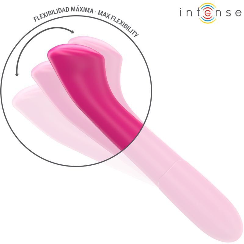 ΔΟΝΗΤΗΣ INTENSE - PATY 19 CM ΕΥΚΑΜΠΤΟΣ 10 ΔΟΝΗΣΕΙΣ ΜΟΝΤΕΛΟ 2 ΡΟΖ