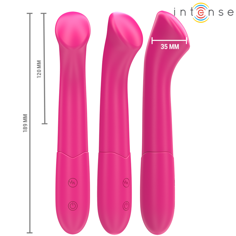ΔΟΝΗΤΗΣ INTENSE - PATY 19 CM ΕΥΚΑΜΠΤΟΣ 10 ΔΟΝΗΣΕΙΣ ΜΟΝΤΕΛΟ 2 ΡΟΖ