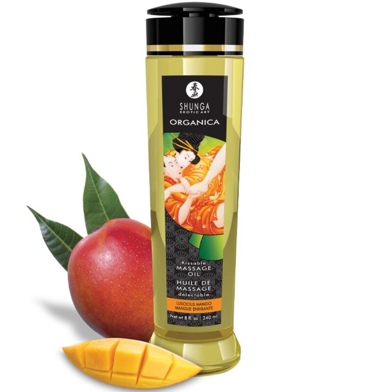 SHUNGA - ΒΙΟΛΟΓΙΚΟ ΛΑΔΙ ΜΑΣΑΖ ΜΑΝΓΚΟ 240 ML