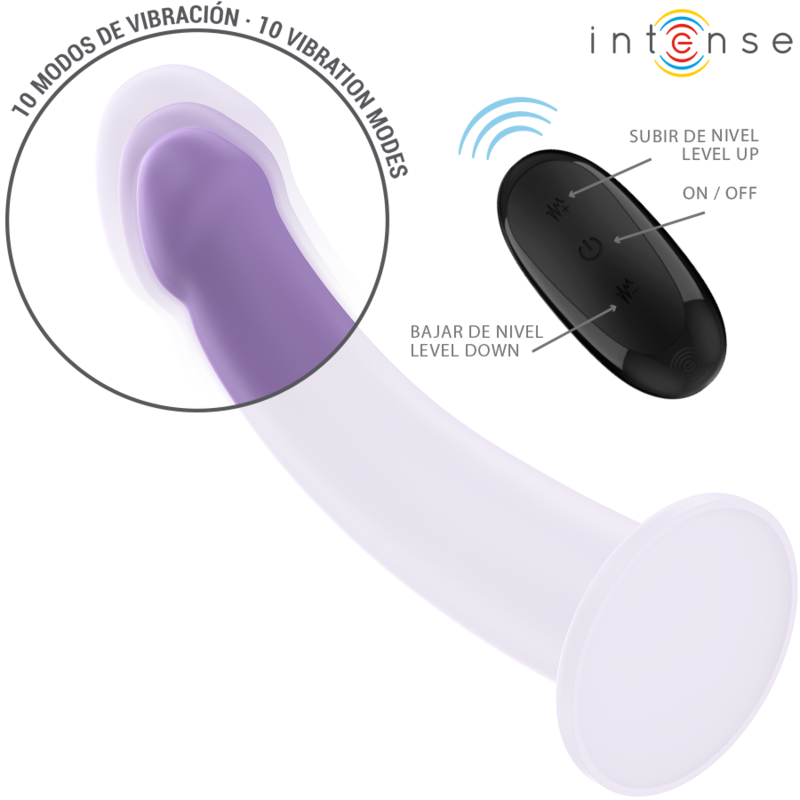 INTENSE - ΔΟΝΗΤΗΣ EDDIE 17,5 CM 10 ΔΟΝΗΣΕΙΣ ΜΩΒ ΤΗΛΕΧΕΙΡΙΣΤΗΡΙΟ