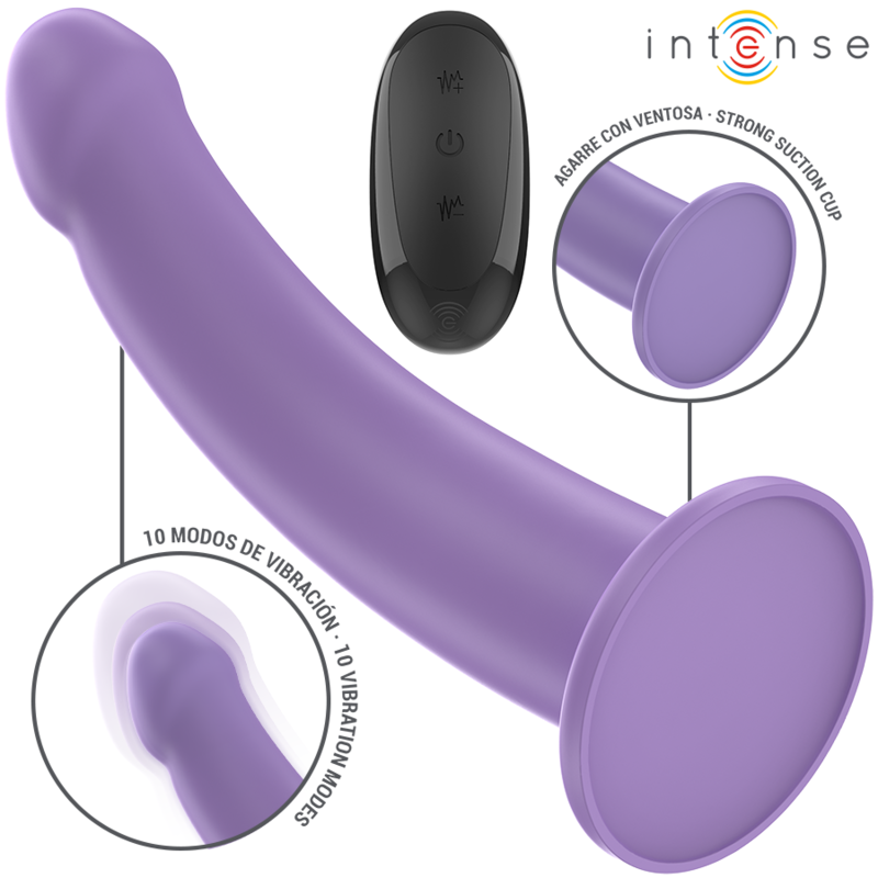 INTENSE - ΔΟΝΗΤΗΣ EDDIE 17,5 CM 10 ΔΟΝΗΣΕΙΣ ΜΩΒ ΤΗΛΕΧΕΙΡΙΣΤΗΡΙΟ