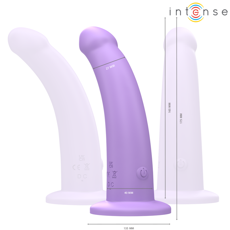 INTENSE - ΔΟΝΗΤΗΣ EDDIE 17,5 CM 10 ΔΟΝΗΣΕΙΣ ΜΩΒ ΤΗΛΕΧΕΙΡΙΣΤΗΡΙΟ