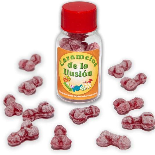 DIABLO PICANTE - 12 ΚΑΡΑΜΕΛΑ ΨΕΥΔΑΙΣΘΗΣΗΣ ΣΕ ΣΧΗΜΑ ΠΕΟΥΣ ΦΡΑΟΥΛΑ/ΚΕΡΑΣΙ
