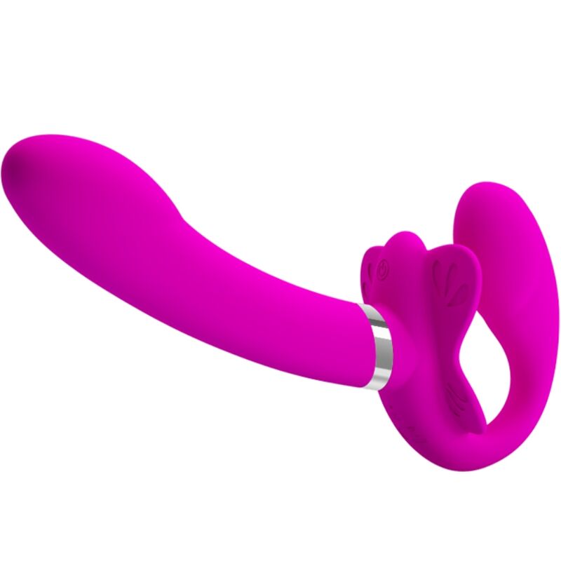 PRETTY LOVE - VALERIE ΔΙΠΛΟΣ ΔΟΝΗΤΗΣ STRAP-ON 12 ΔΟΝΗΣΕΙΣ ΜΩΒ