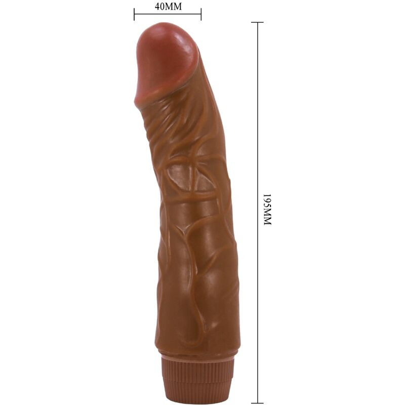 BAILE - JEFF ΡΕΑΛΙΣΤΙΚΟΣ ΔΟΝΗΤΗΣ 19,5 CM MULATTO