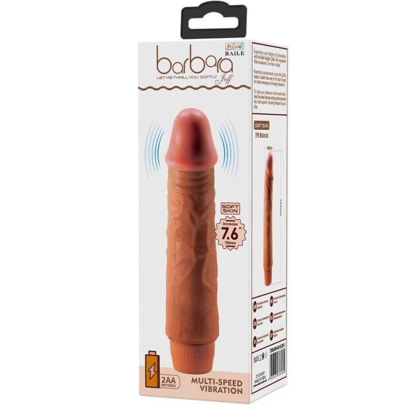 BAILE - JEFF ΡΕΑΛΙΣΤΙΚΟΣ ΔΟΝΗΤΗΣ 19,5 CM MULATTO