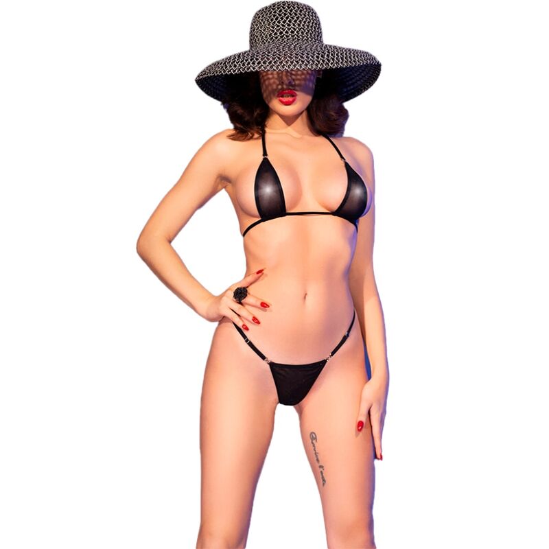 CHILIROSE - CR 4840 MICRO BIKINI ΜΑΥΡΟ S/M
