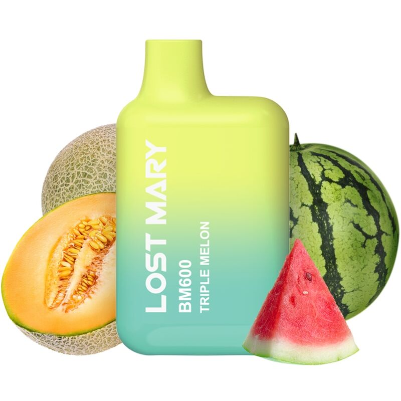 LOST MARY - BM600 ΑΤΜΙΣΤΗΣ ΝΙΚΟΤΙΝΗΣ 2% ΜΙΑΣ ΧΡΗΣΗΣ ΤΡΙΠΛΟ ΠΕΠΟΝΙ