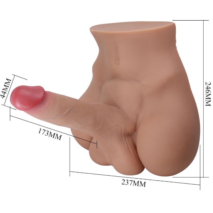 CRAZY BULL - RHYNE BACK REALISTIC NATURAL MASTURBATOR