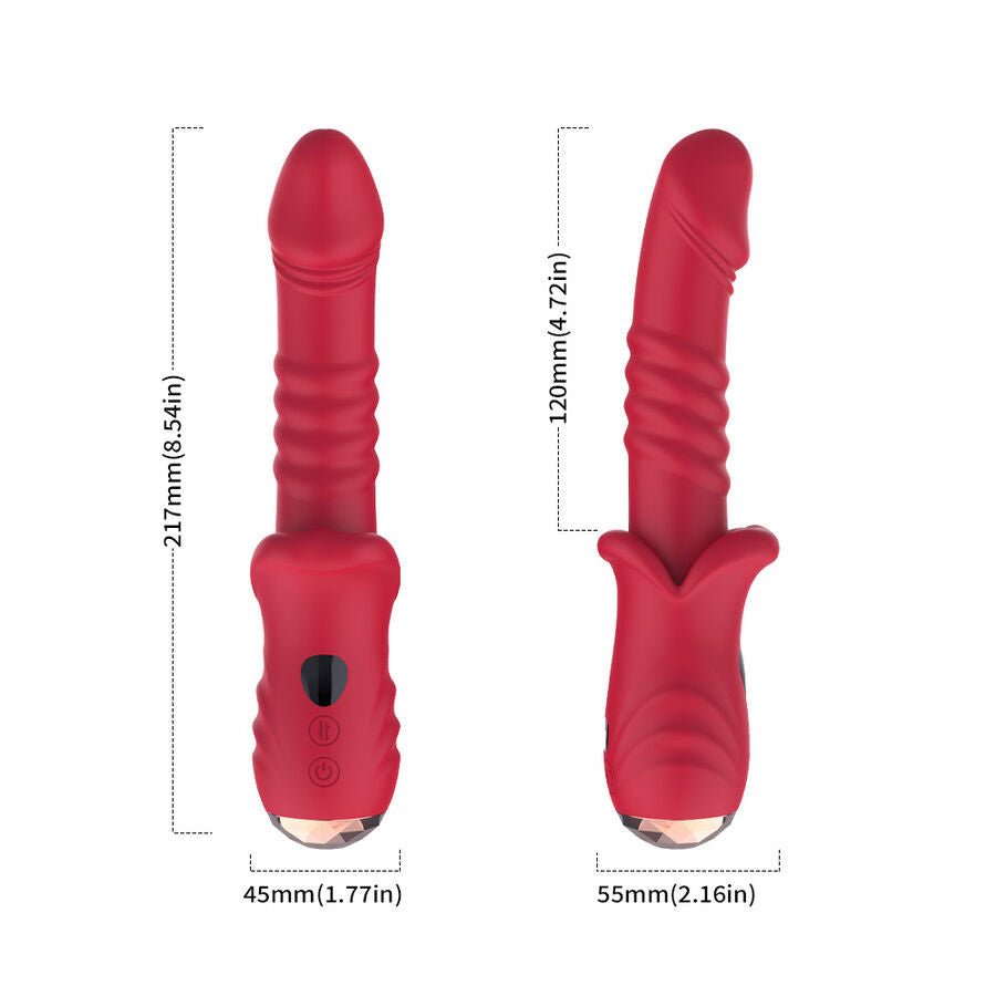 ARMONY - POINT A ΔΙΕΓΕΡΤΙΚΟΣ ΔΟΝΗΤΗΣ DILDO ΚΟΚΚΙΝΟΣ
