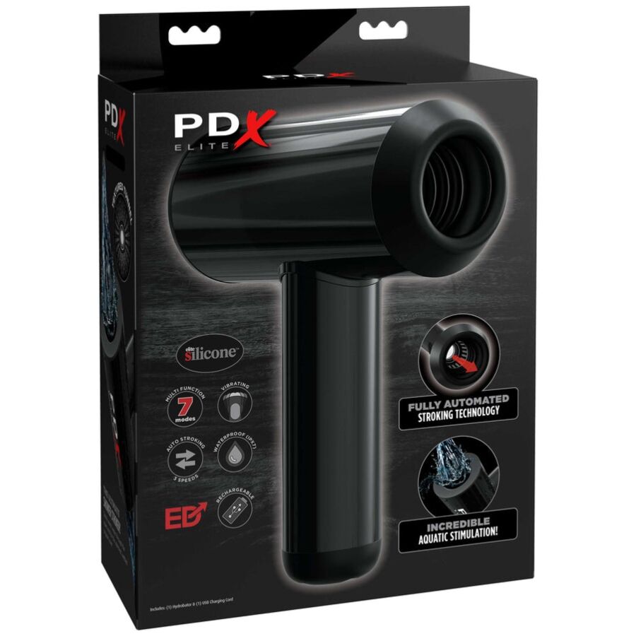 PDX ELITE - DOUBLE AQUATIC AUTOMATIC MASTURBATOR