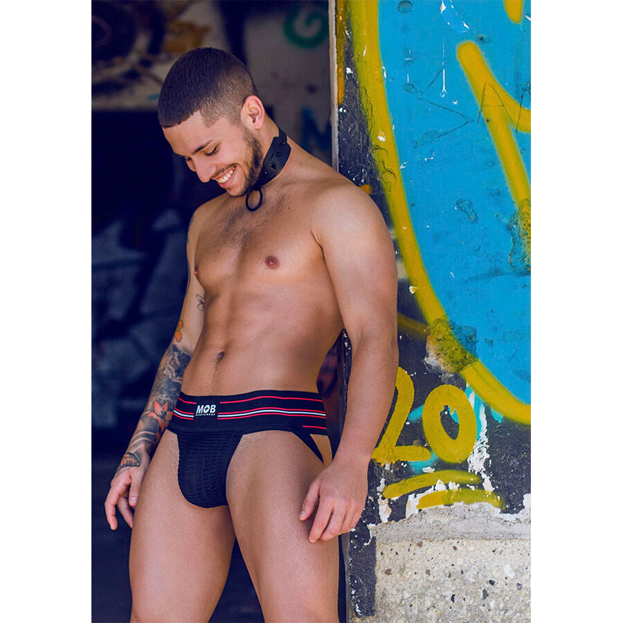 MOB - CLASSIC BLACK THONG SIZE S