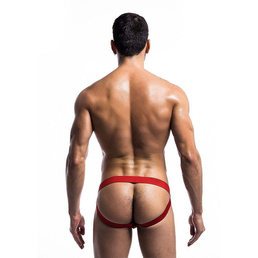 MOB - RED FETISH JOCKSTRAP SWIMSUIT SIZE S