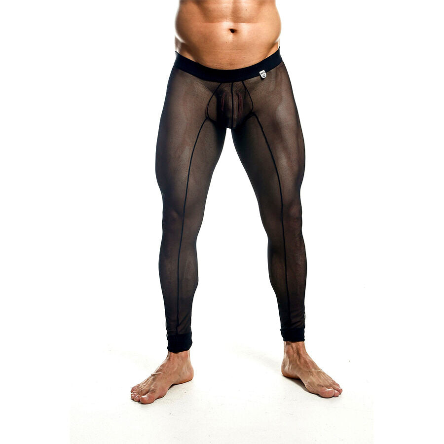 MOB - BLACK TRANSPARENT TIGHTS SIZE XL