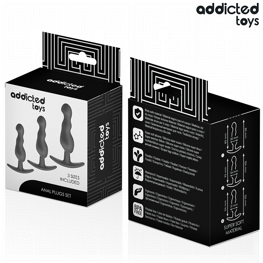 ADDICTED TOYS - ΣΕΤ 3 ΠΡΩΚΤΙΚΩΝ ΣΥΣΚΕΥΩΝ ΣΙΛΙΚΟΝΗΣ ΜΟΝΤΕΛΟ 1