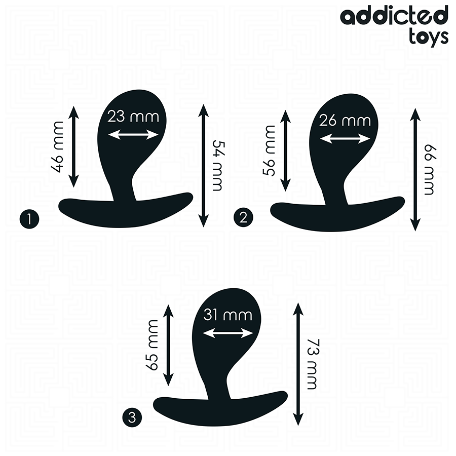 ADDICTED TOYS - ΣΕΤ 3 ΠΡΩΚΤΙΚΩΝ ΣΥΣΚΕΥΩΝ ΣΙΛΙΚΟΝΗΣ ΜΟΝΤΕΛΟ 3