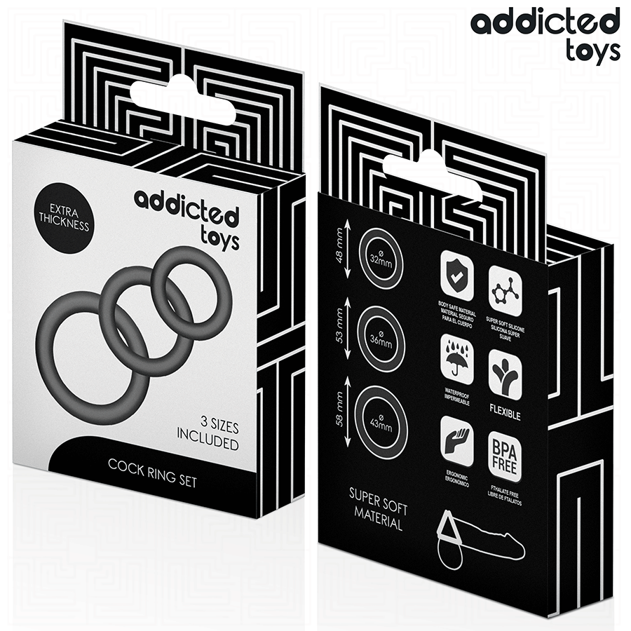 ADDICTED TOYS - ΣΕΤ ΔΑΚΤΥΛΙΔΙΩΝ ΣΙΛΙΚΟΝΗΣ ΜΟΝΤΕΛΟ 1