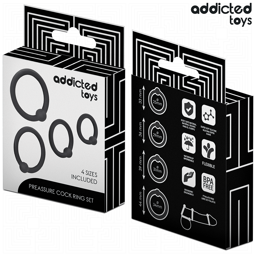 ADDICTED TOYS - ΣΕΤ ΔΑΚΤΥΛΙΔΙΩΝ ΣΙΛΙΚΟΝΗΣ ΥΠΟ ΠΙΕΣΗ